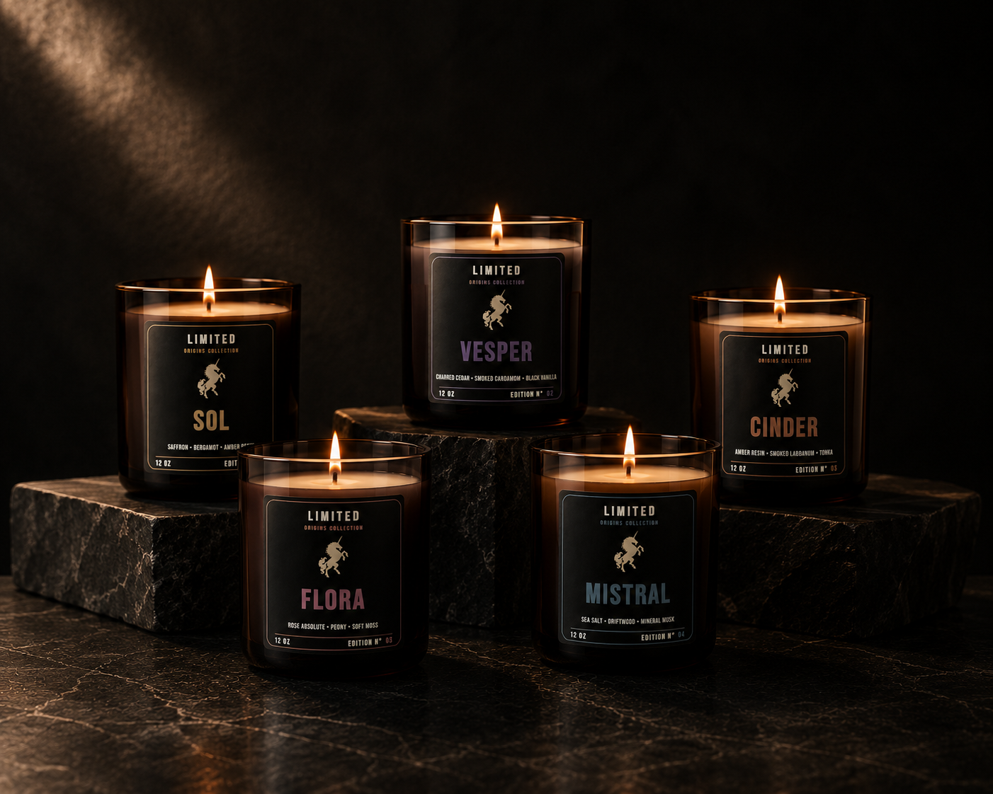 Origins candles