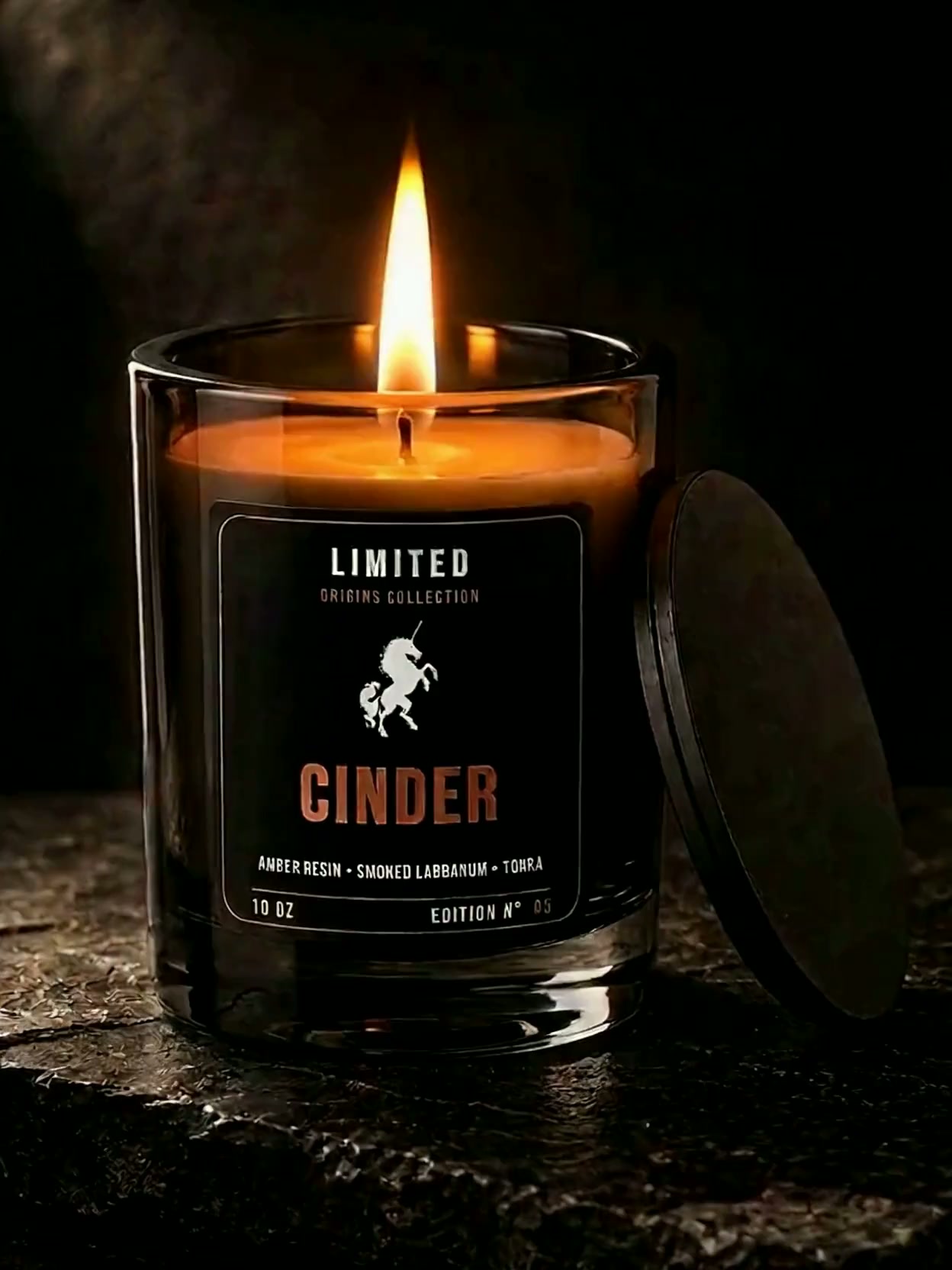 Cinder candle